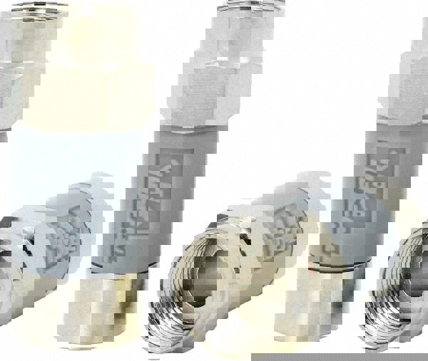 Straight, F Type Compression Coaxial Connector